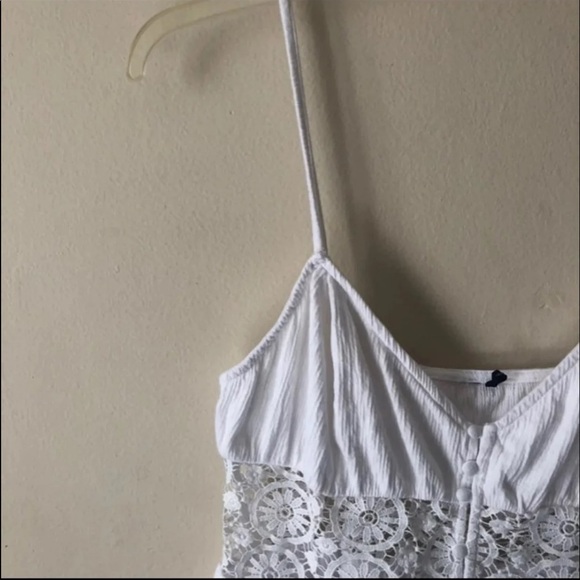 Urban Outfitters Out from Under White Cover Up Romper M - Picture 3 of 8